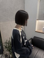 エン(en.)&nbsp;髪質改善酸性ストレート×ぱつっとボブ