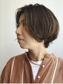 ベージュナチュラルボブ