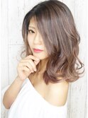 ソンブレハイライト◆マロンベージュ/結べるボブ◎20代30代
