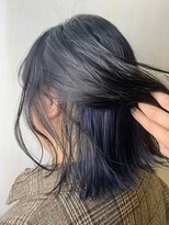 ヘアサロンエム 渋谷店(HAIR SALON M) インナーネイビー