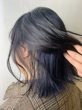 ヘアサロンエム 渋谷店(HAIR SALON M) インナーネイビー