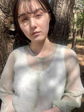 リスタバイネオリーブ 浅草(Re:sta by neolive) シースルーバングボブ Re:sta by neolive