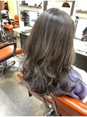 【Bellecoupes】足立美佐恵 バレイヤージュグレージュ