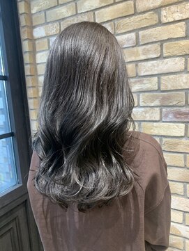 モナン 渋谷(Monan) 韓国風ゆる巻き◎グレージュ