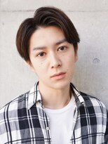 マイロ(mailo) サイドパート×甘めツーブロックメンズショート