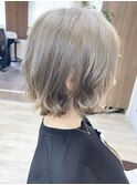 《knit銀座》大人可愛い20代30代40代ショートボブ丸み前下がり