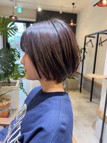 ヘア サロン ルート 幕張(Hair Salon ROUTE)&nbsp;《大人可愛い》20代30代40代前下がり丸みショート[ROUTE 幕張店]
