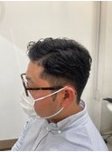 癖毛パーマ風カット