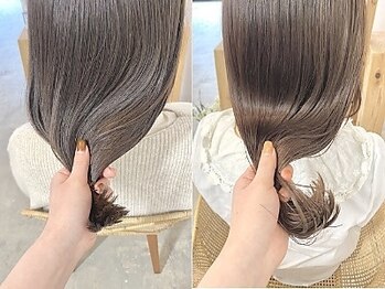 サイン ハニー(Sign honey)の写真/トレンド×似合わせ☆嬉しい[カラー診断付き]で絶対的可愛い♪ブリーチなし透明感で大人っぽ垢抜けカラー◎