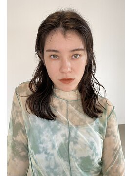 セーヌパス(CEINE PATH) ニュアンスウェーブ/veganパーマ/グレージュ