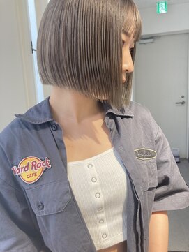 ランテルディ 渋谷(LANTERDIT) ミニボブ×オリーブグレージュ