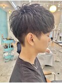 「簡単にキマる」ツーブロマッシュ