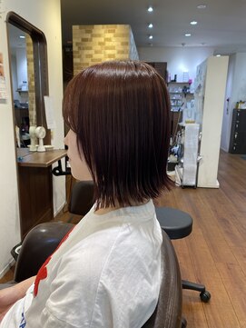 スノードロップ 高円寺店(Snowdrop) 前髪/マチルダボブ/ピンクベージュ/インナーグレージュ/高円寺