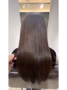 エアー 銀座タワー(AIR) プレミアムケアカラー/髪質改善/美髪/ツヤ髪スタイル　【榛葉】