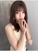 大人の女性 くびレイヤー ヨシン髪 前髪