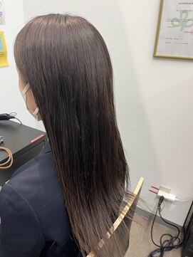 ビーズカラー ヤマザワ富谷成田店 オーガニックカラー 暗めアッシュ