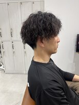 ネイロ 錦糸町(NeiRo)&nbsp;アッシュブラックカルマパーマベリーショートダークアッシュ