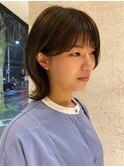やわらか外ハネボブ☆顔周りも可愛く☆耳掛けがカワイイ