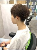 【中西里美】刈り上げショートパーマ