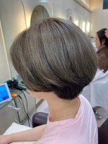 松本平太郎美容室 土浦パートワン(PART1)&nbsp;大人ショートアンブレラカラースタイル30代40代50代