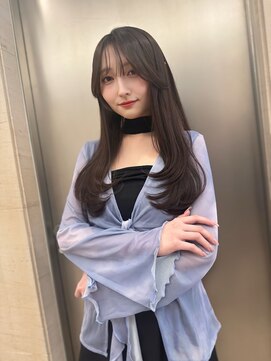 アンジェリカラボ 梅田店(ANGELICA LABO) ワンカールレイヤー×顔まわり×髪質再生×韓国【川又】