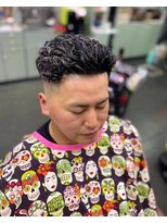 バーバーショップイシカワ(BARBER SHOP イシカワ)&nbsp;極道パーマメッシュスタイル
