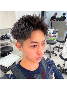 ルースト 西院店(ROOST) スパイキーショート ／メンズショート／ブリーチ