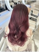 大人可愛いピンクカラー/ブリーチなしで叶う