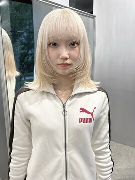 ペレ 梅田(PELE) 黒髪/ボブルフ/ネビージュ/小顔/ワンレン/梅田/髪質改善/前髪