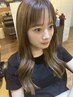 ブリーチなしで透明感をだす！カット+ダブルアッシュカラー+トリートメント