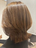 クララ バイ マニスオブヘアー(CLALA by Manis of hair) 白髪ぼかしカラー/ハニーブラウン/ウルフミディ