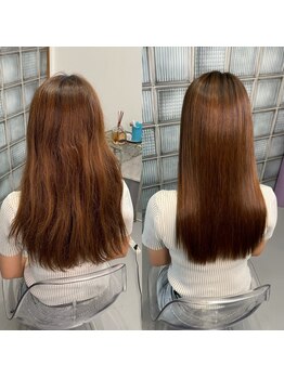 レオクマサク(REOKUMA saku)の写真/《HPBAWARD2025サロン部門SILVER Prize受賞》【美髪矯正】ドライヤーのみで圧倒的ツヤと柔らかさが叶う♪