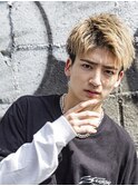 小久保styleフェザーパーマフェザーショートグレーエンドカラー