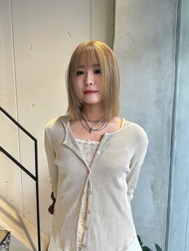 オムズポカ 栄矢場町店(OM's poka) フェイスレイヤー/ミルクティーベージュ