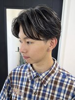 ベル 桑名(BHEL)&nbsp;三重桑名ニュアンスパーマフェザーパーマ緩めセンターパートヘア