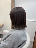外はねボブ×アッシュブラウン