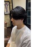 毛流れセンターパート