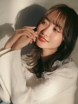 ベレッタ 楠葉店(veretta.)&nbsp;透明感ベージュ×ニュアンスウェーブ/顔周りレイヤー/くびれヘア