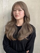 スール(seul) ワンブリーチでできるミルクティーベージュ×レイヤーカット