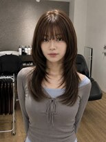 エトワ 中央店(etoi)&nbsp;大分ミディアムボブレイヤー軽め韓国レイヤーくびれスタイル