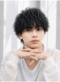 ラウンドマッシュニュアンスパーマナチュラル縮毛矯正