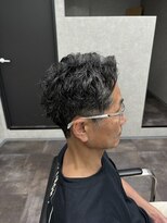 メンズサロンドットリアン(dot. lien)&nbsp;アップバング刈り上げショート【町田/町田駅/MEN'S】