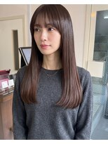 零秒女髪 千里丘店&nbsp;艶髪まとまりロングヘアで魅せる上品美髪カラー髪質改善艶感