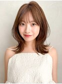 薄めバング20代30代40代◎デザインカラーツートンカラー美髪
