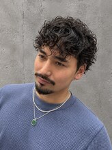 フジヤマバーバーショップ アジト(FUJIYAMA BARBER SHOP ajito) 大人カーリーパーマ×メンズショート メンズ/明石/西明石/大久保