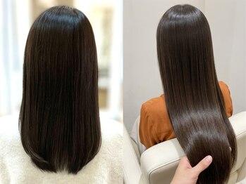 ツヤイロ 半田店の写真/特許取得のカラー剤で白髪染めと一緒に叶う髪質改善、潤うツヤ髪へ!☆