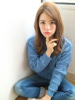 フェリシータ 緑地公園店(felicita) 大人かわいい♪ふんわりフェミニンセミディ