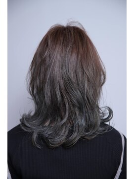 エスアンドエフ美容室 松富店(S&F) 無造作なゆるふわピンクアッシュ