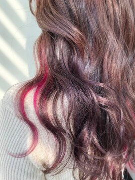 ジーナ 銀座(Zina) 【Zina】イメチェン毛先パーマ耳かけ×フォギーベージュ