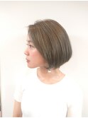 オリーブグレーボブ